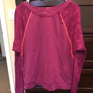 Size 10, long sleeve, like new, cute purple color